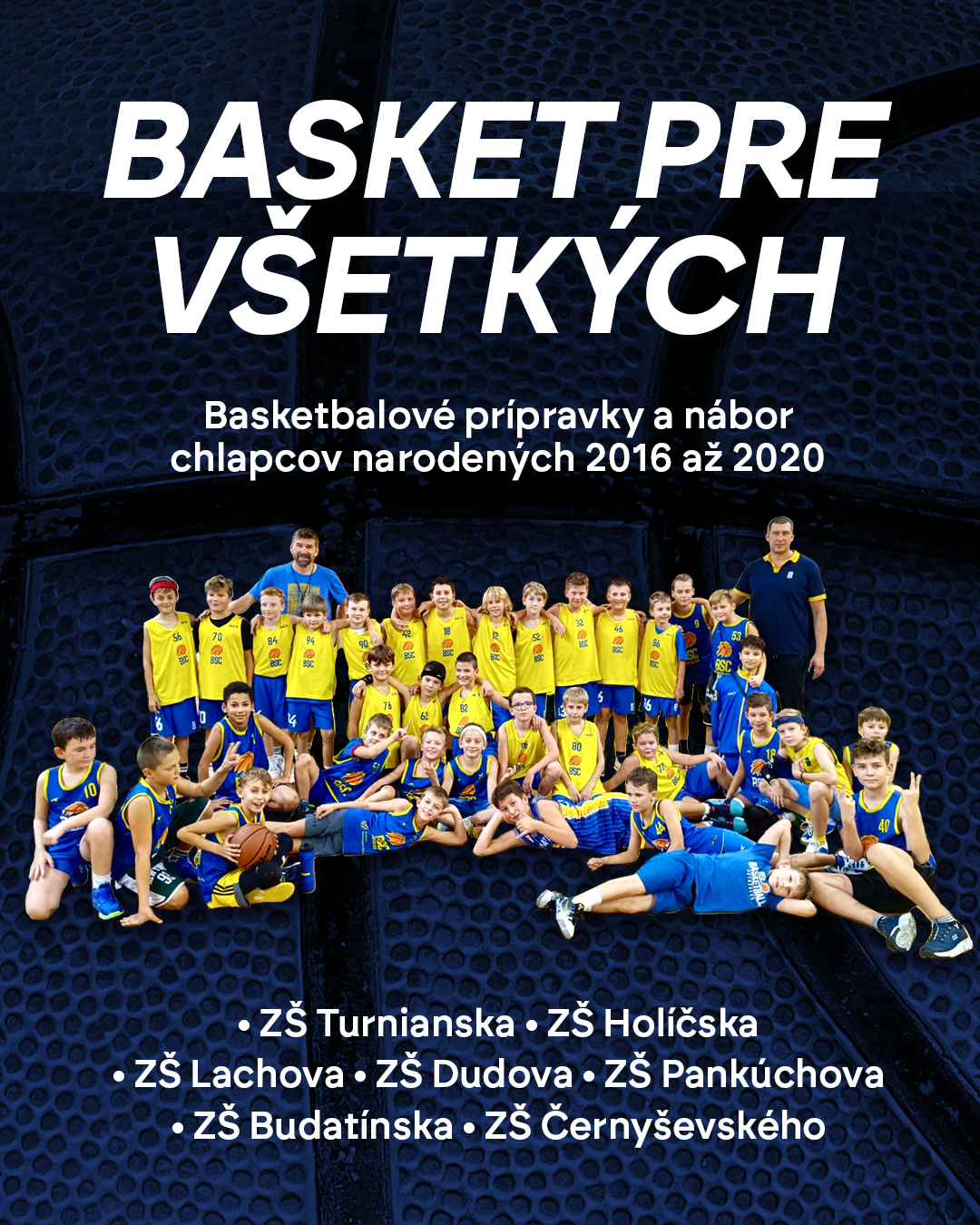 BSC bratislava – nábor a basketbalové prípravky